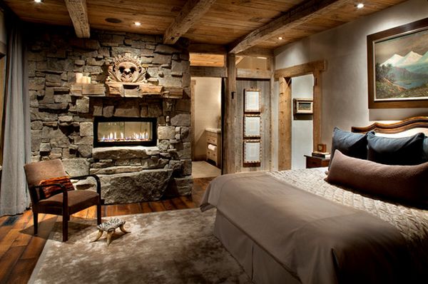 34 Beautiful Stone Fireplaces That Rock - Bring The Rusticity