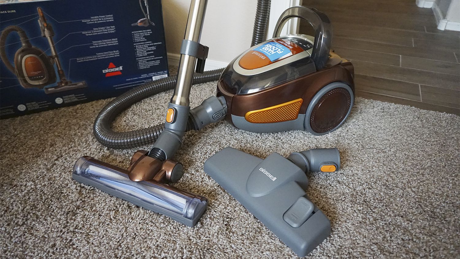 Bissel Bagless Hardfloor Expert Deluxe Canister Vacuum 